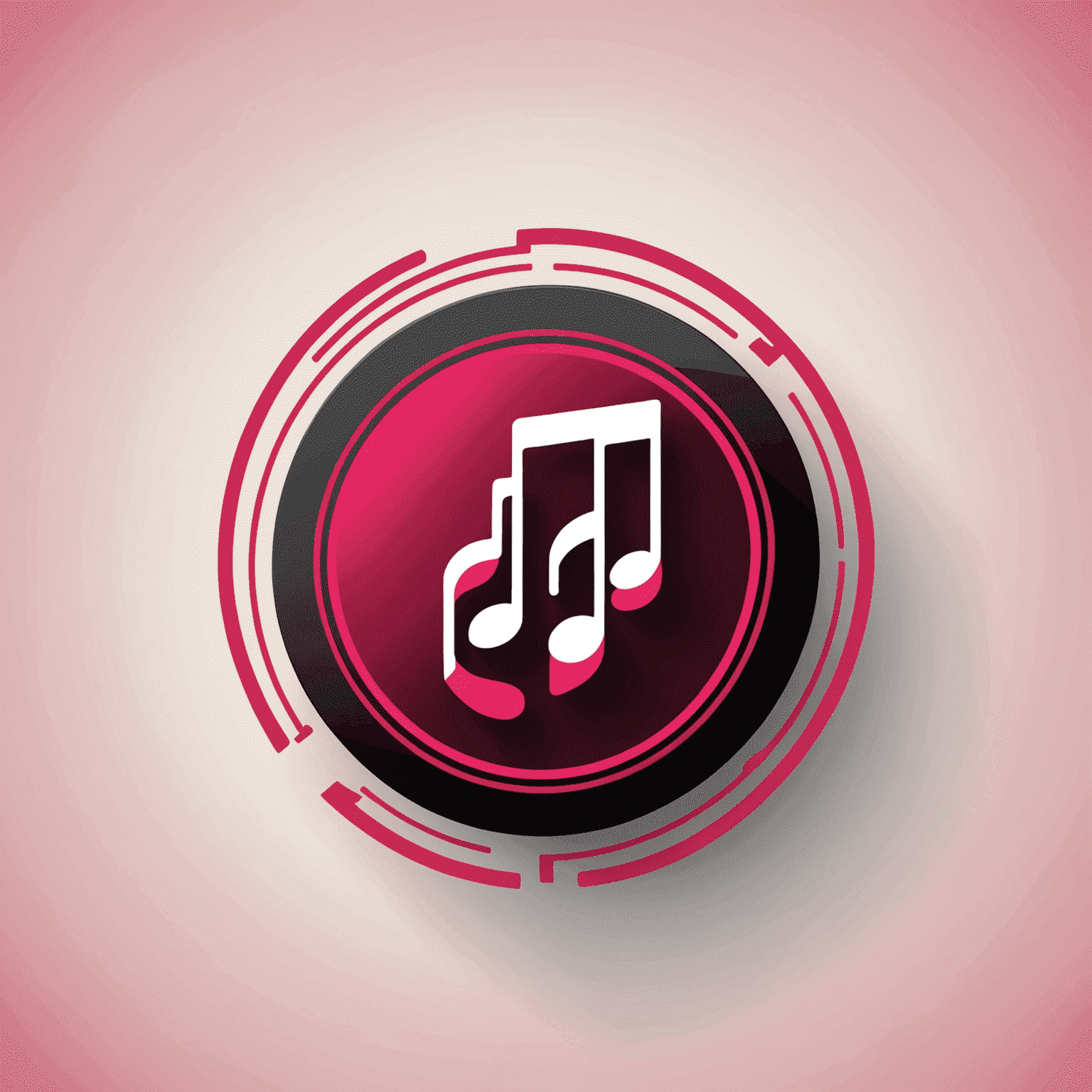 MobilAGM logo - A stylized representation of a music interface with red and pink elements