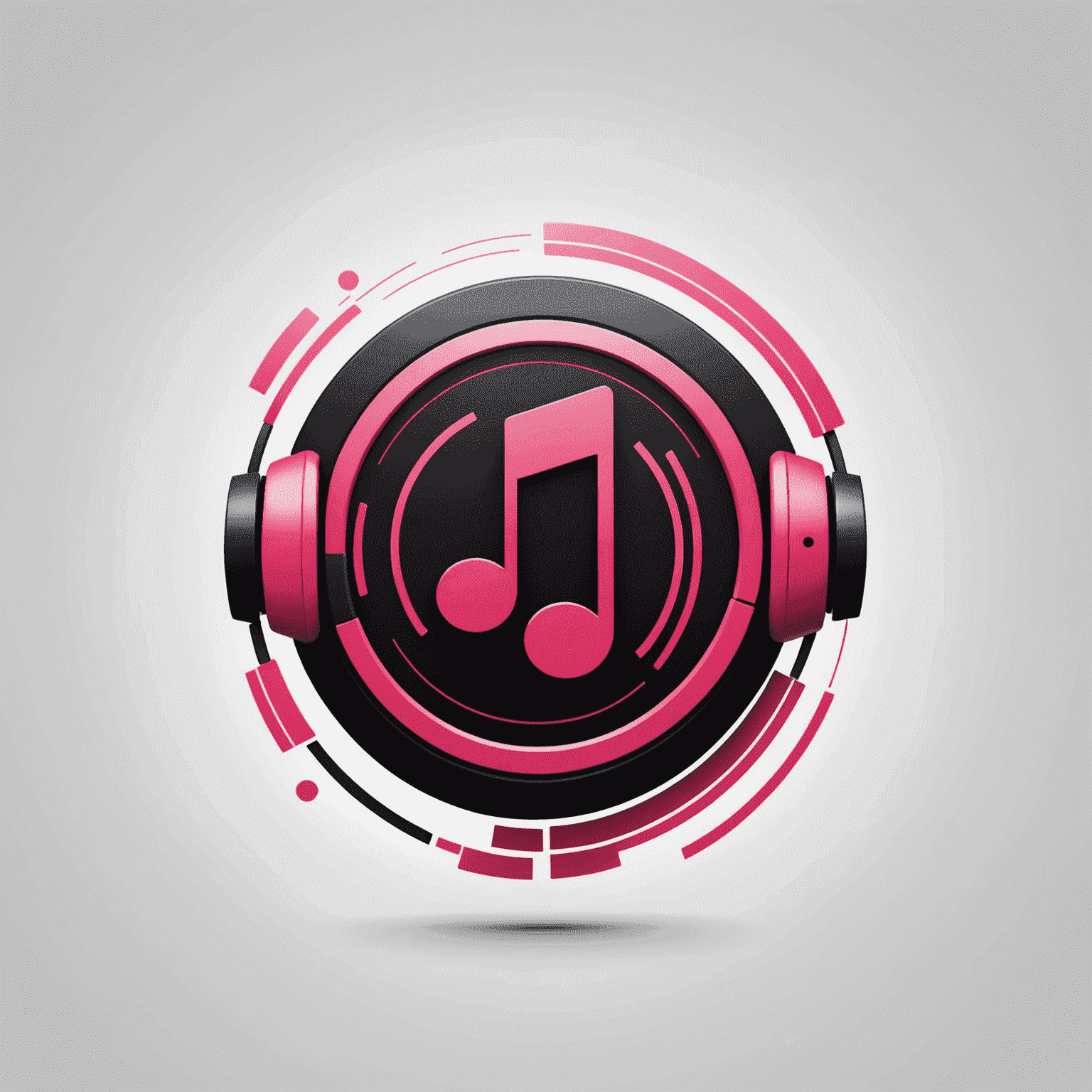 MobilAGM logo - A stylized representation of a music interface with red and pink elements